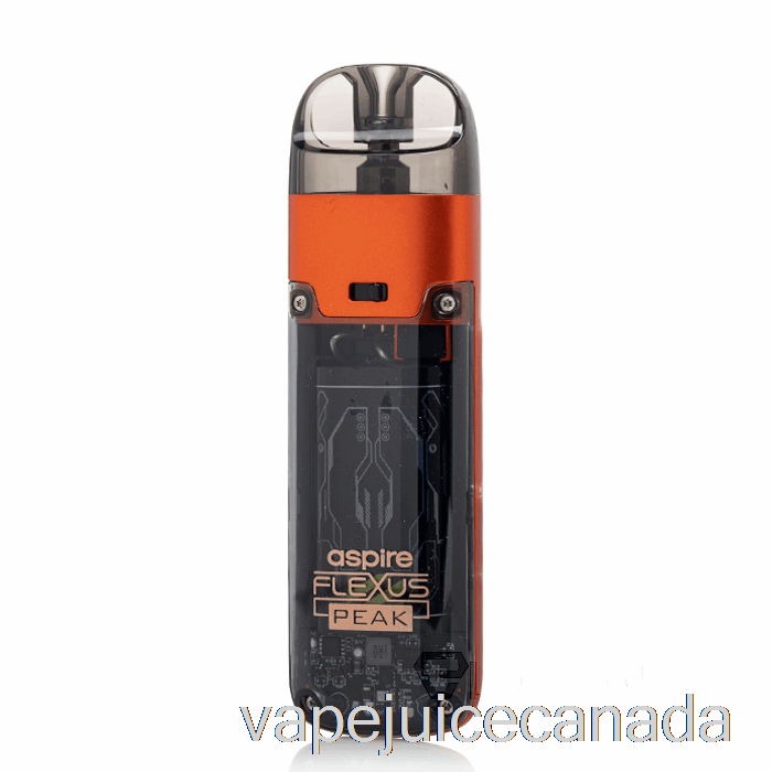 Vape Disposable Canada Aspire Flexus Peak Pod System Amber Orange
